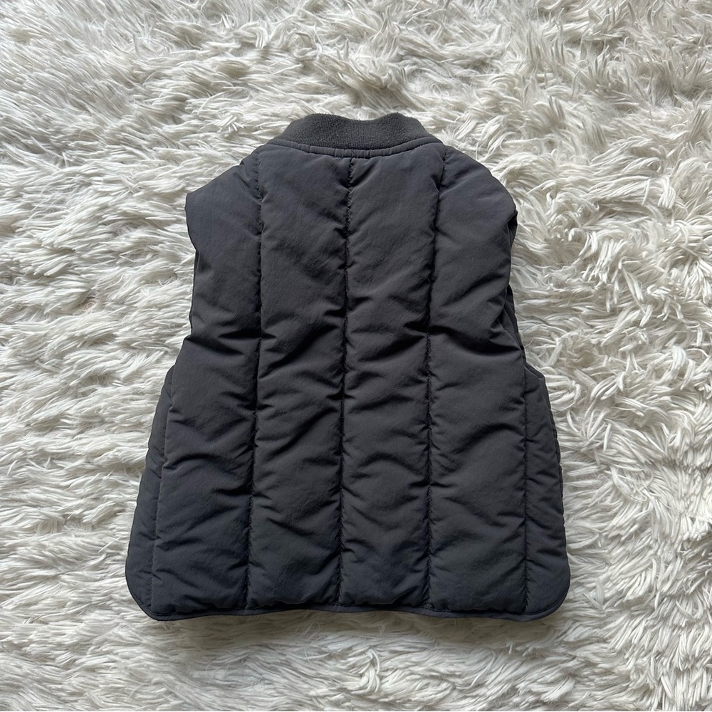 Zara Snap Button Up Puff Vest Gray Size 2 Years - Picture 8 of 8